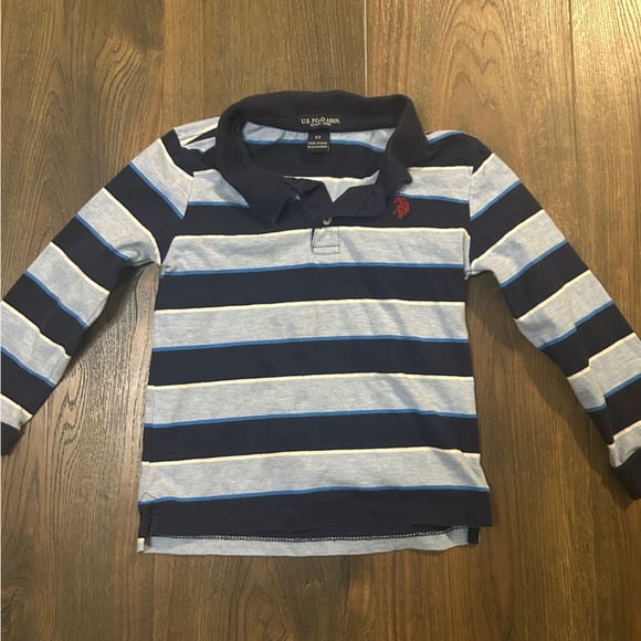 U.S. Polo Assn. Other - U.S. Polo Assn. Kids Polo Shirt in Navy and Light Blue